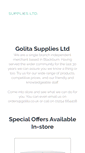Mobile Screenshot of golita.co.uk