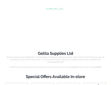 Tablet Screenshot of golita.co.uk
